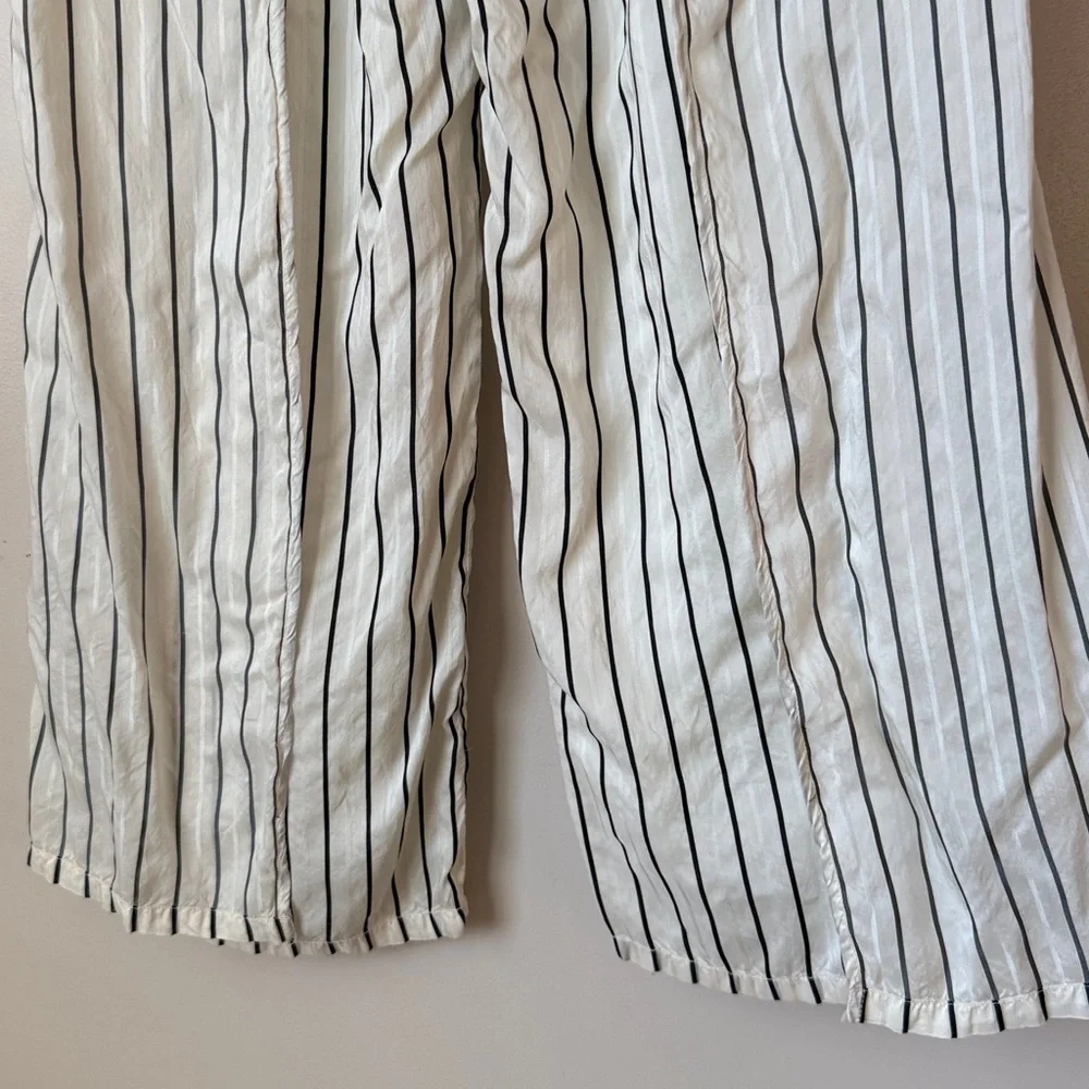 Denim & Supply Ralph Lauren wide-leg striped‎ wrap pants flowy Beachy Size Small